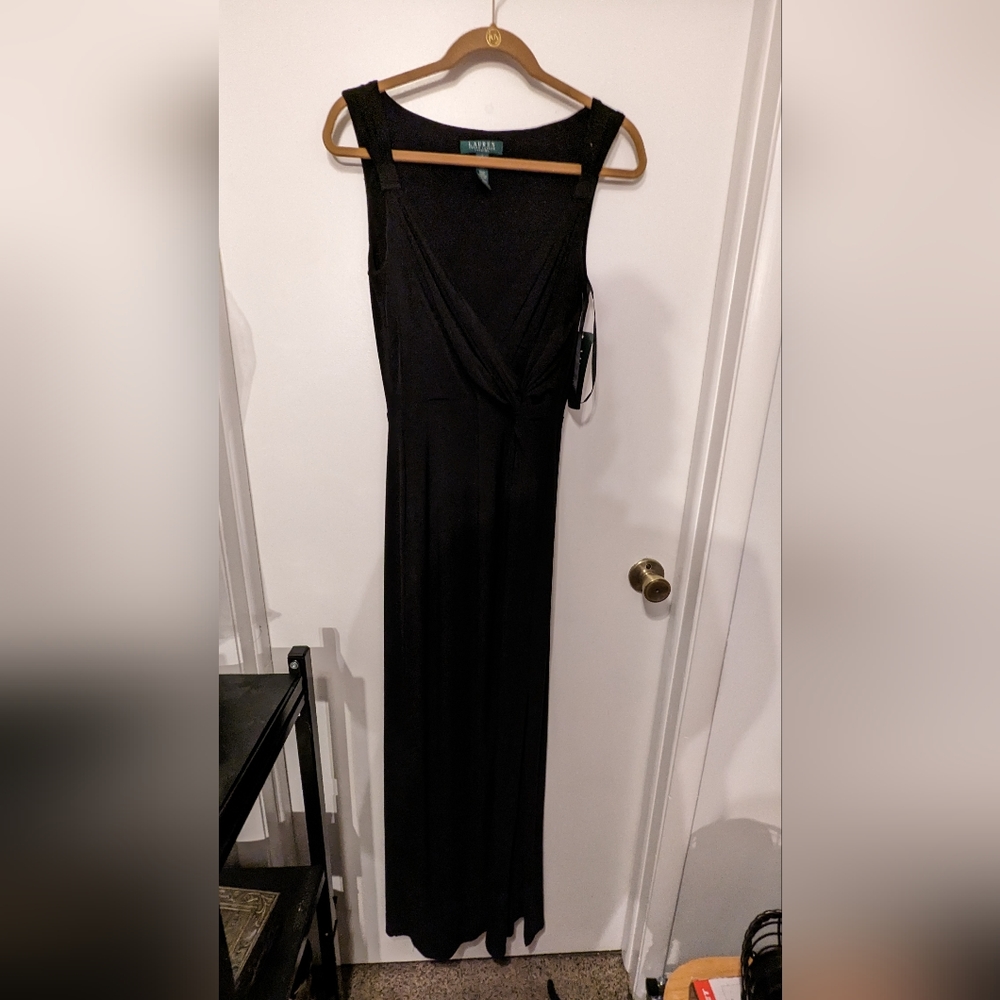 Ralph Lauren long black dress